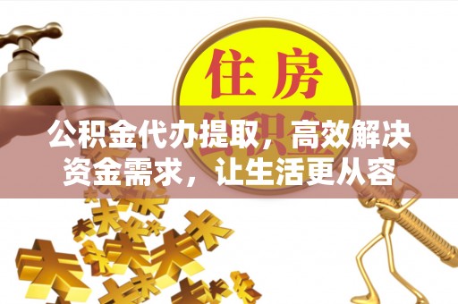金平公积金代办提取，高效解决资金需求，让生活更从容