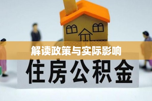金平解读政策与实际影响