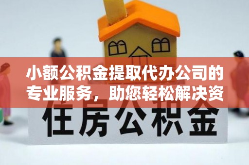 金平小额公积金提取代办公司的专业服务，助您轻松解决资金难题