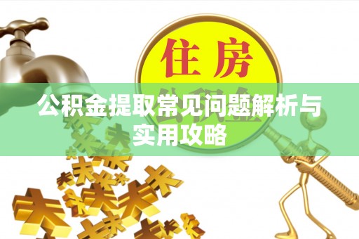 金平公积金提取常见问题解析与实用攻略