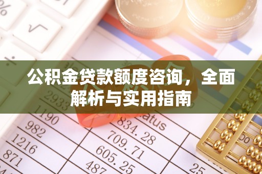 金平公积金贷款额度咨询，全面解析与实用指南