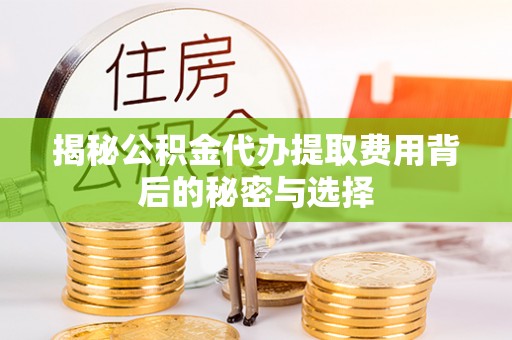 金平揭秘公积金代办提取费用背后的秘密与选择