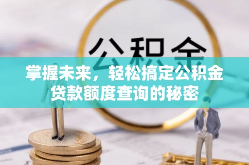金平掌握未来，轻松搞定公积金贷款额度查询的秘密