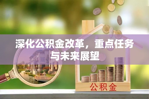 金平深化公积金改革，重点任务与未来展望