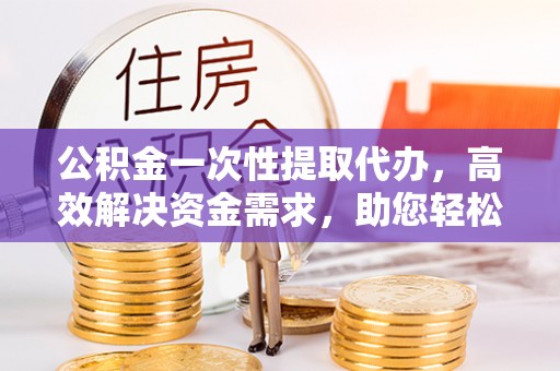 金平公积金一次性提取代办，高效解决资金需求，助您轻松应对生活难题