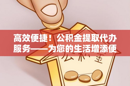 金平高效便捷！公积金提取代办服务——为您的生活增添便利